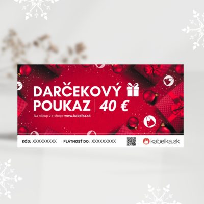 Darčekový poukaz 40 € – VDAR40